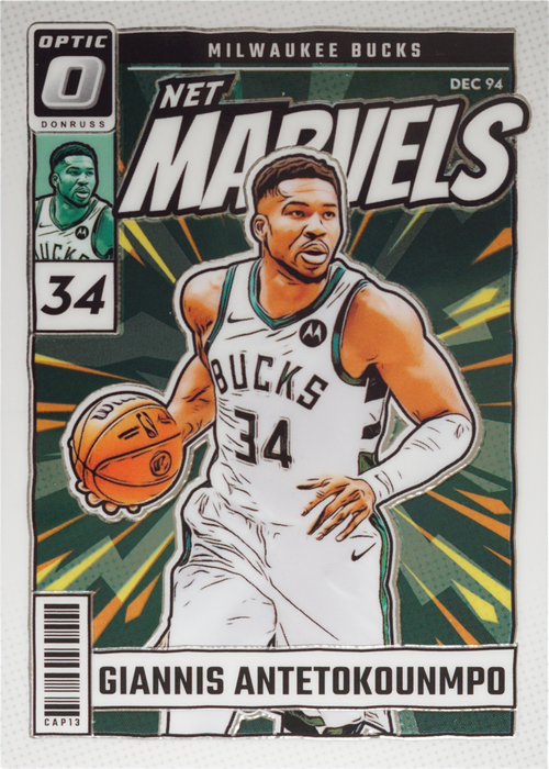 Giannis Antetokounmpo trading card