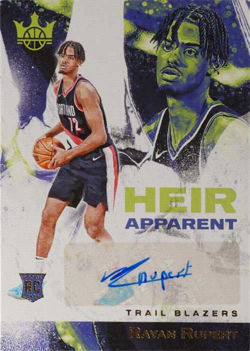 Rayan Rupert trading card