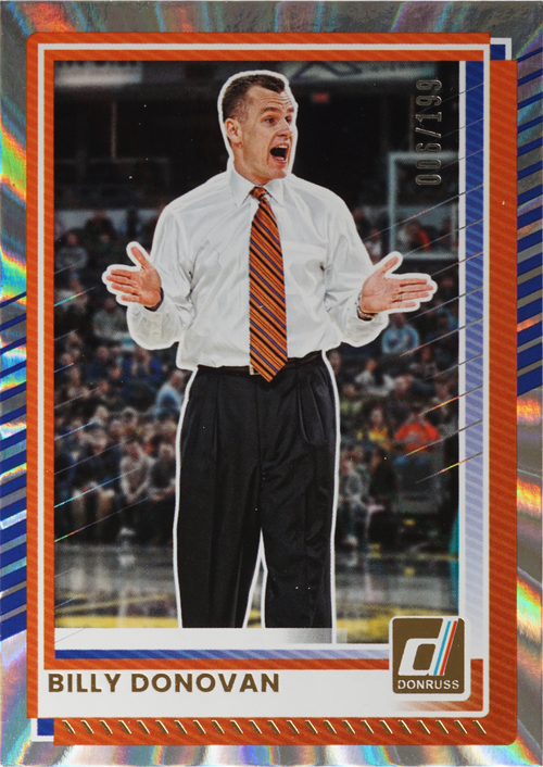 Billy Donovan trading card