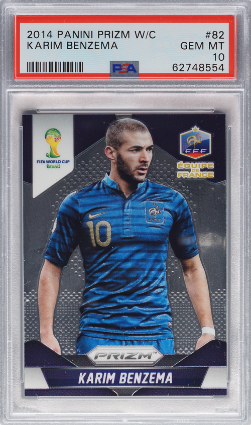 Karim Benzema trading card