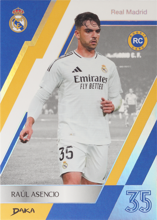 Raúl Asencio trading card