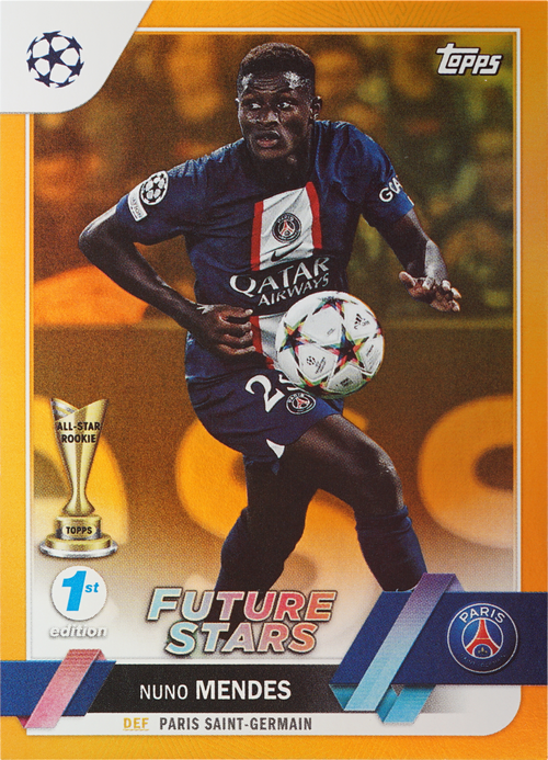 Nuno Mendes trading card