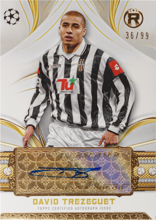 David Trezeguet trading card