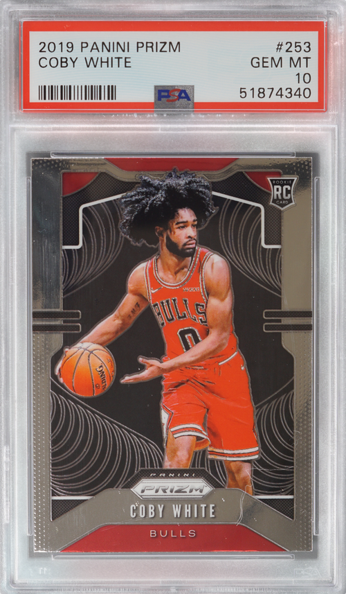 Coby White trading card