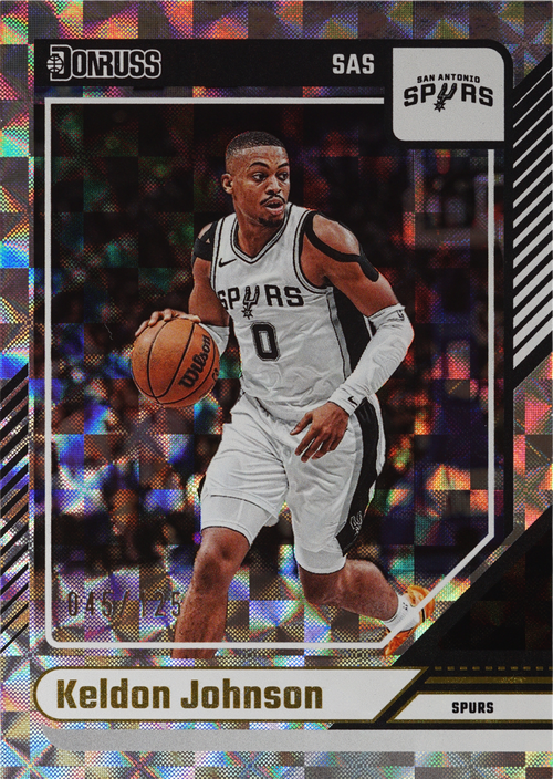 Keldon Johnson trading card