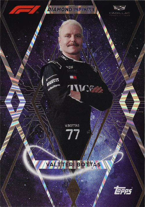 Valtteri Bottas trading card
