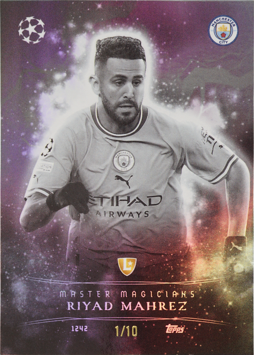 Riyad Mahrez trading card