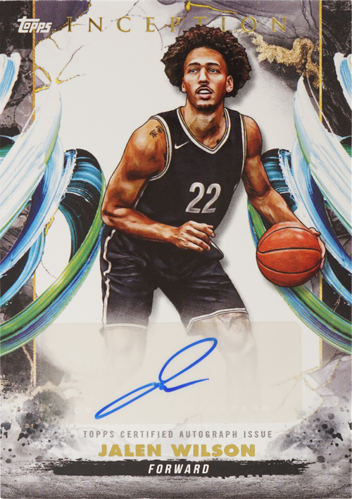 Jalen Wilson trading card