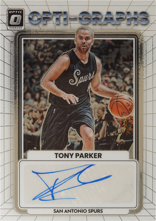Tony Parker trading card