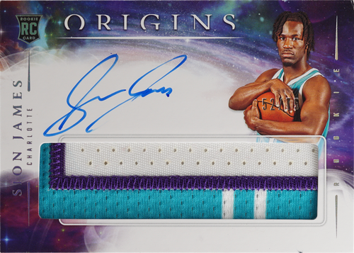 Sion James trading card