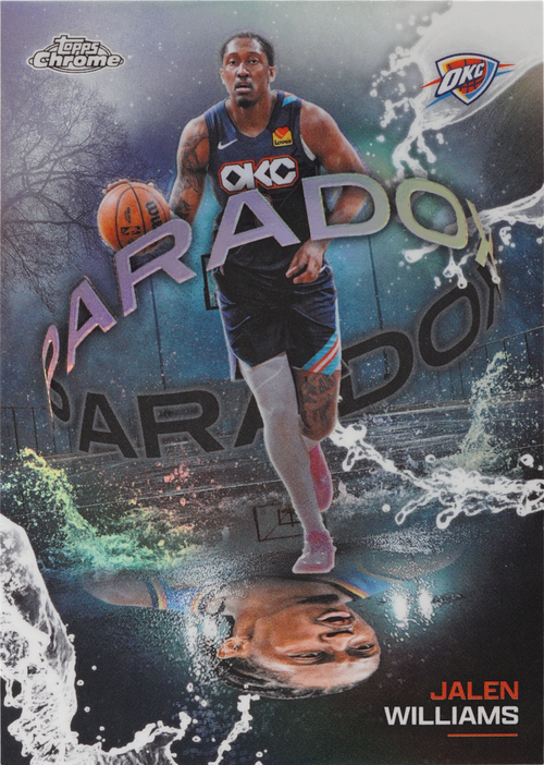 Jalen Williams trading card