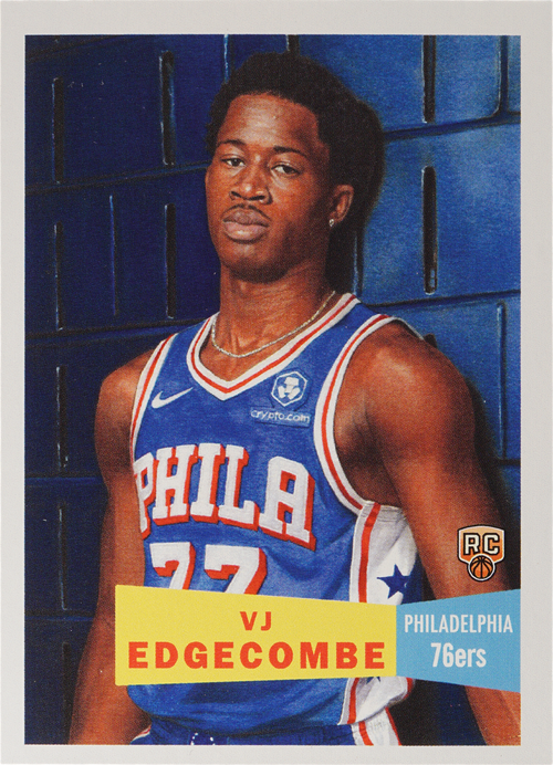 VJ Edgecombe trading card