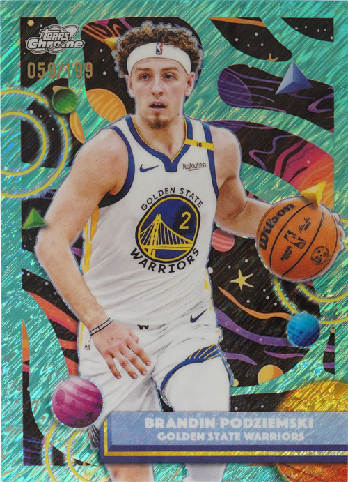 Brandin Podziemski trading card