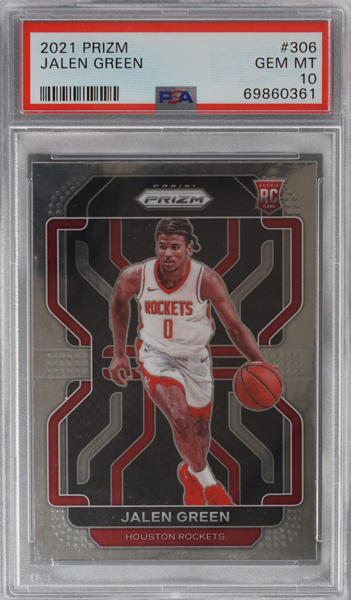 Jalen Green trading card