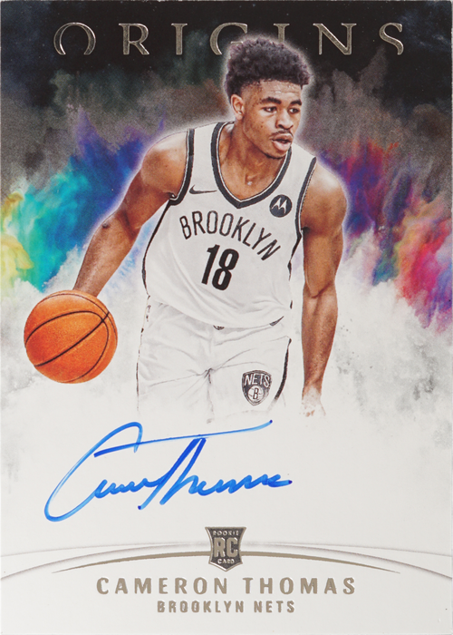 Cameron Thomas trading card