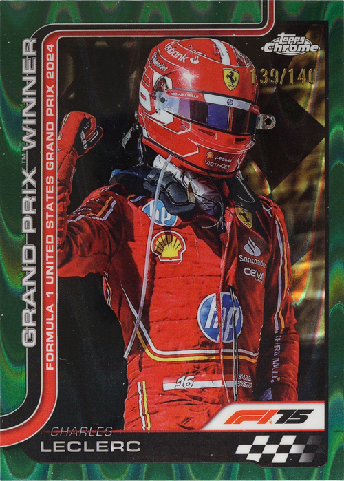Charles Leclerc trading card