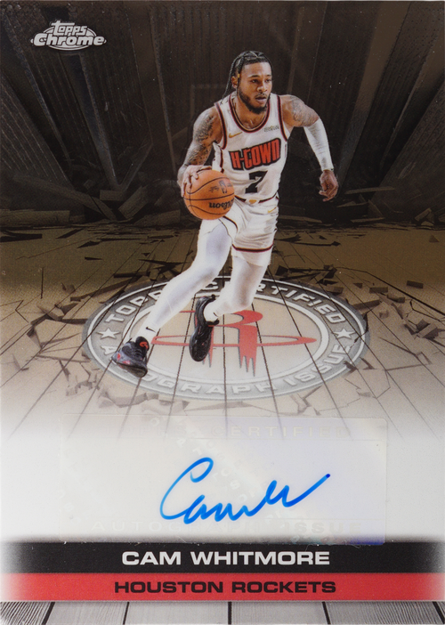 Cam Whitmore trading card