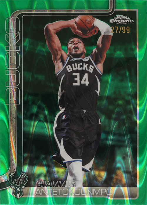 Giannis Antetokounmpo trading card