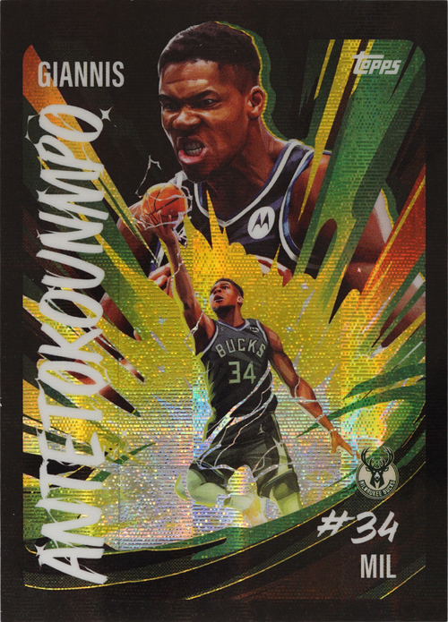 Giannis Antetokounmpo trading card