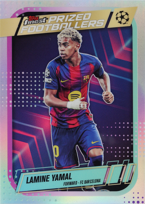 Lamine Yamal trading card