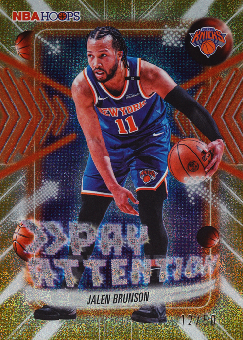 Jalen Brunson trading card