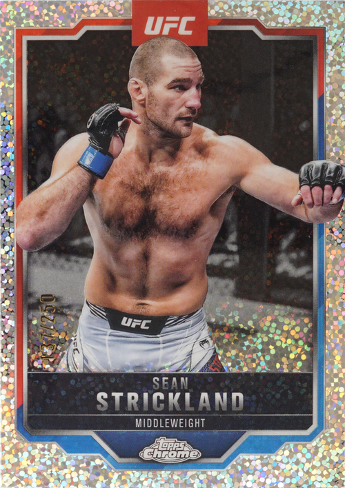 Sean Strickland trading card