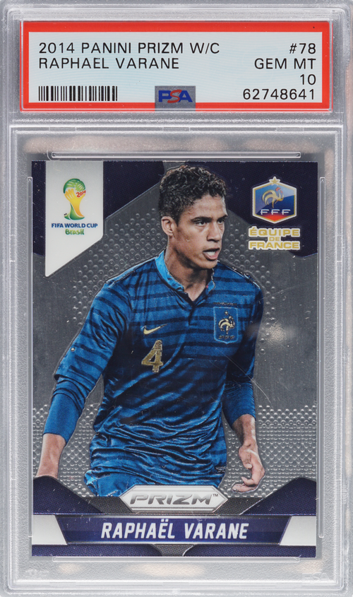 Raphael Varane trading card