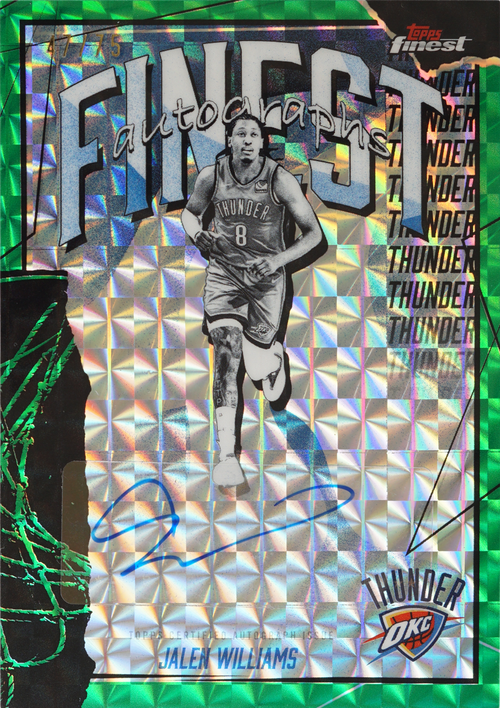 Jalen Williams trading card