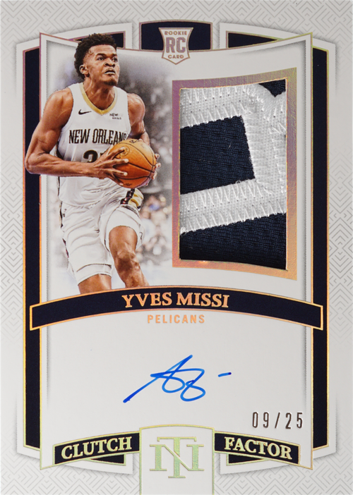 Yves Missi trading card