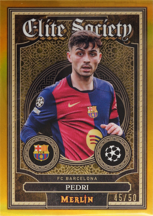 Pedri trading card