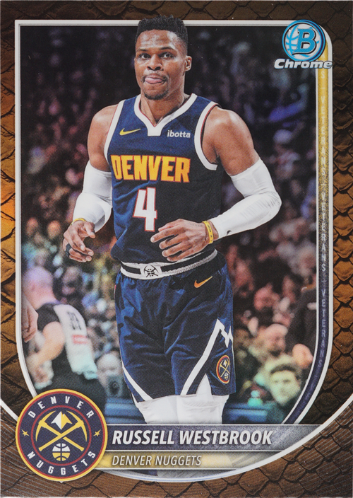 Russell Westbrook trading card