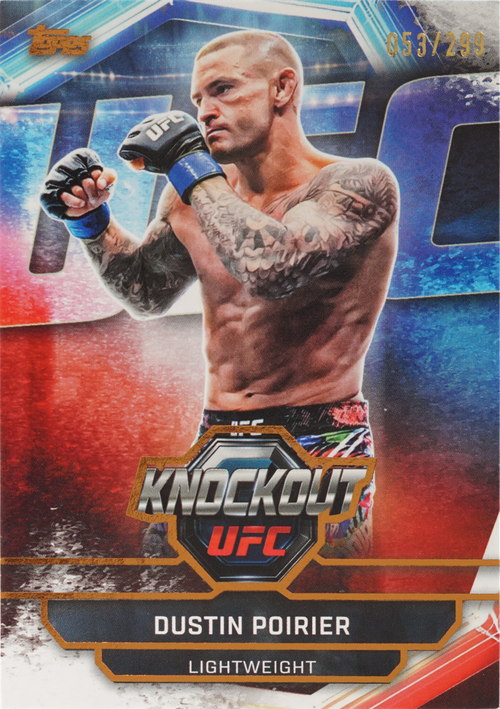 Dustin Poirier trading card