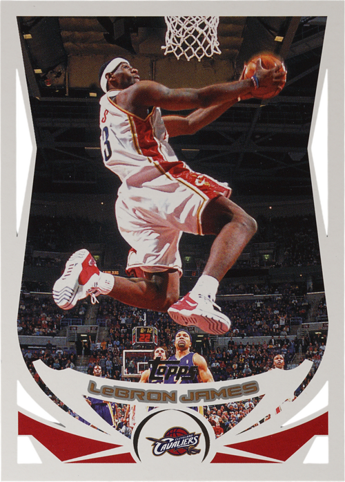LeBron James trading card