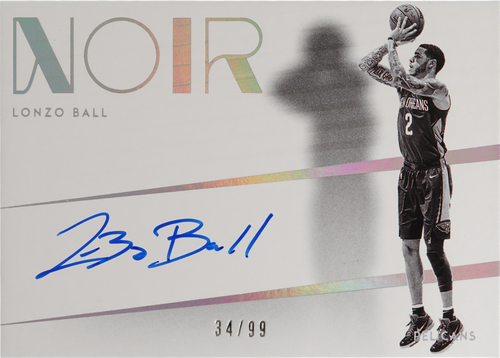 Lonzo Ball trading card