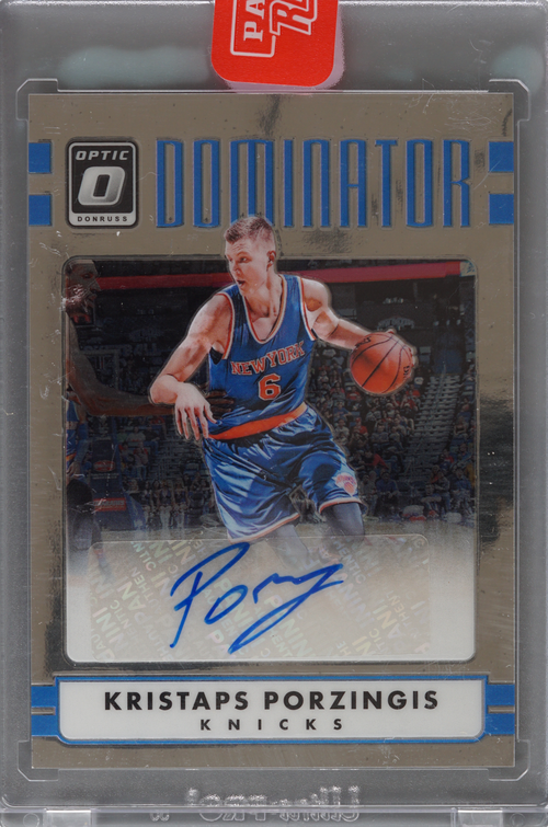 Kristaps Porzingis trading card