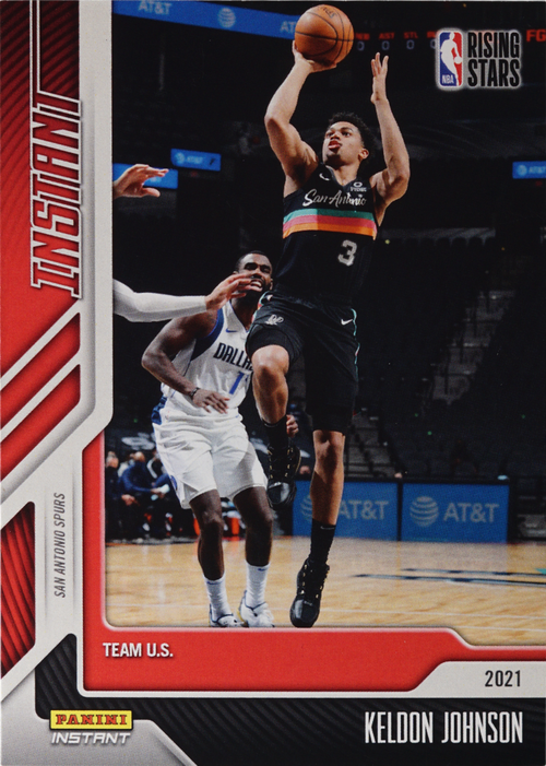 Keldon Johnson trading card