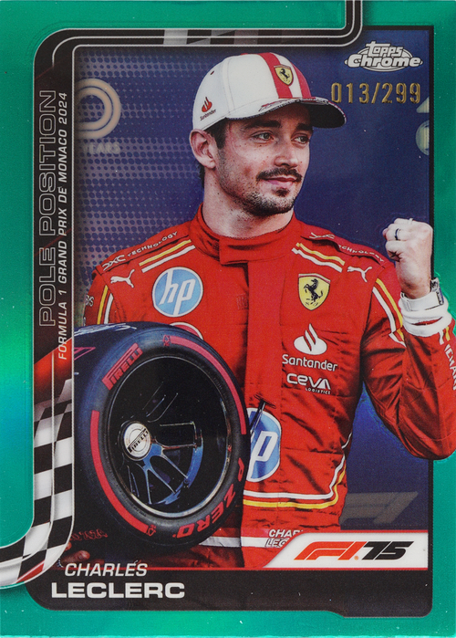 Charles Leclerc trading card