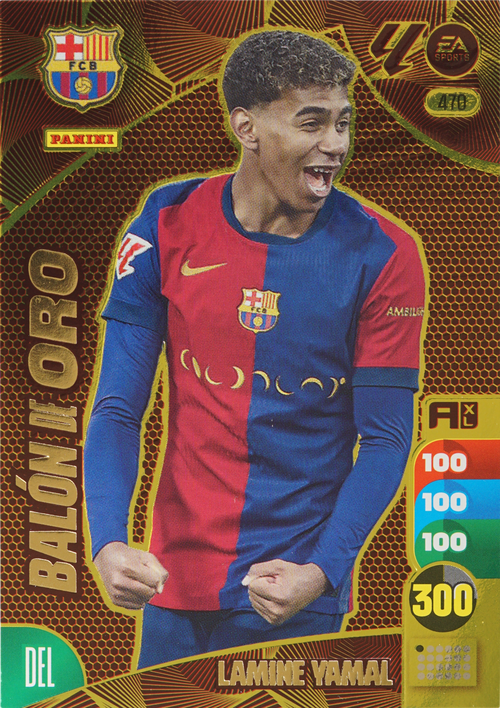 Lamine Yamal trading card