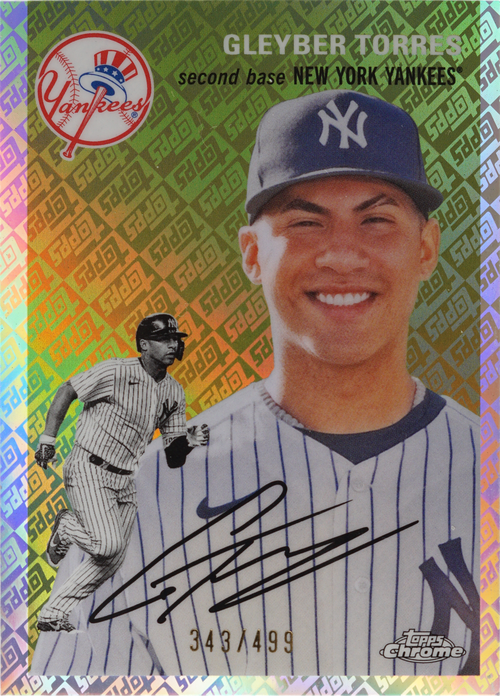 Gleyber Torres trading card