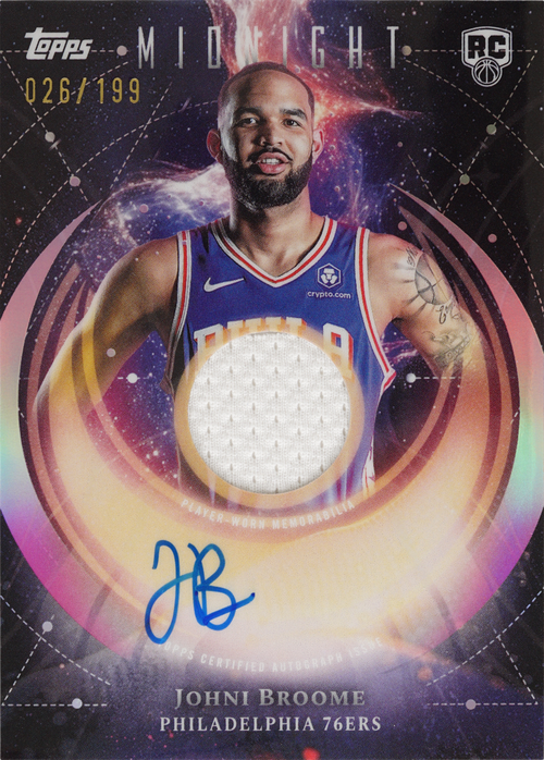 Johni Broome trading card