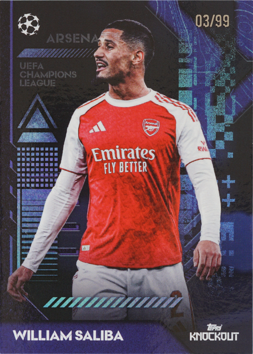 William Saliba trading card