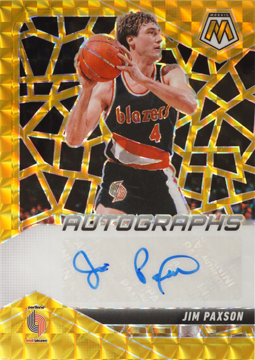 Jim Paxson trading card