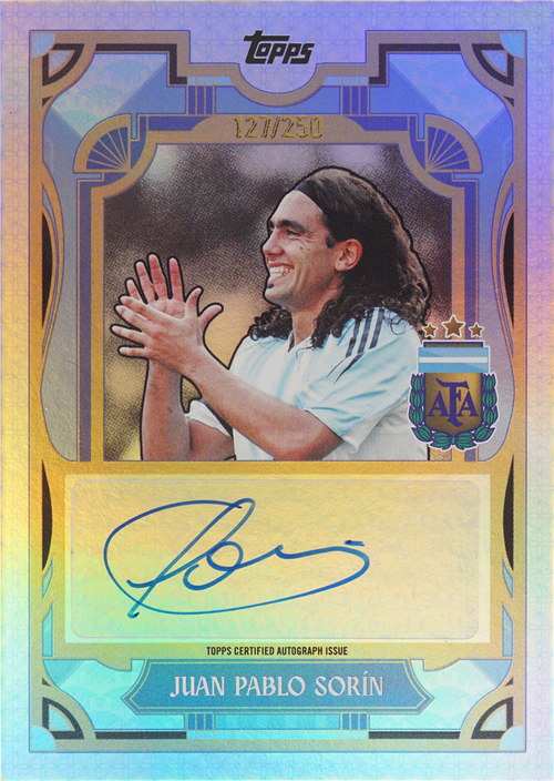 Juan Pablo Sorín trading card