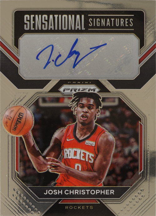 Josh Christopher trading card