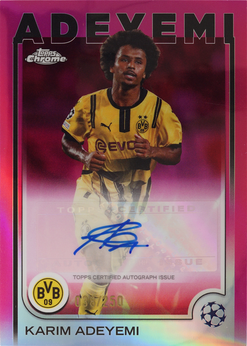 Karim Adeyemi trading card