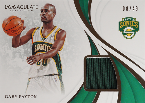 Gary Payton trading card