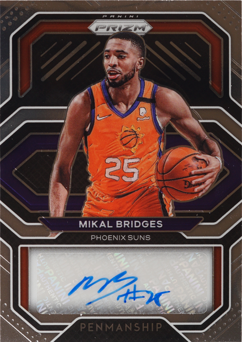 Mikal Bridges trading card