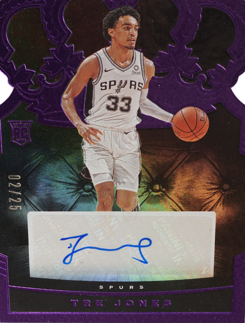 Tre Jones trading card