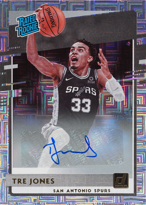 Tre Jones trading card