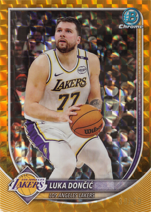 Luka Dončić trading card